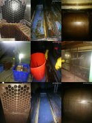 廣州時(shí)尚天河凈化器風(fēng)機清洗清洗前，中，后