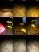 廣州時(shí)尚天河風(fēng)管清洗前，中，后